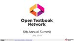 Open Textbook Network Summer Institute 2019 Slides - Friday